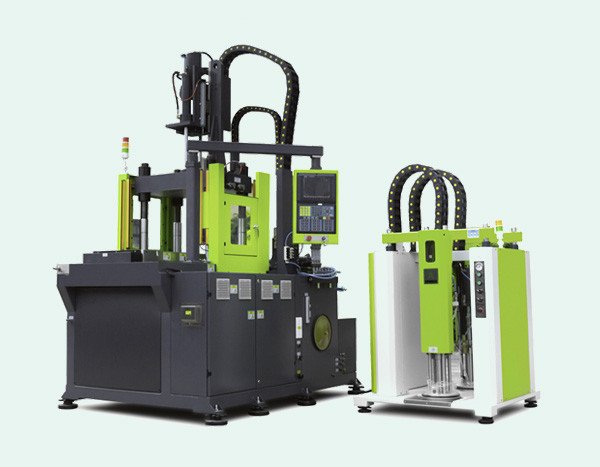 Vertical LSR injection molding machine